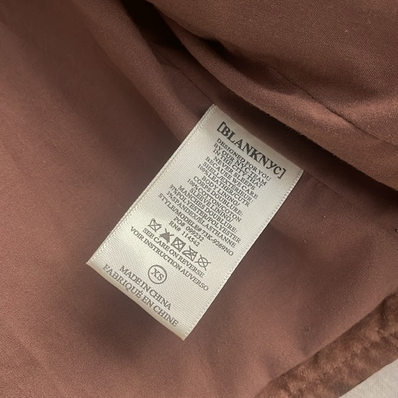 BlankNYC suede leather moto jacket xs - Picture 9 of 10